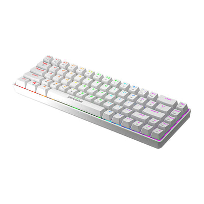 Fifine GK1W mechancial keyboard, 65% RGB (white)_3