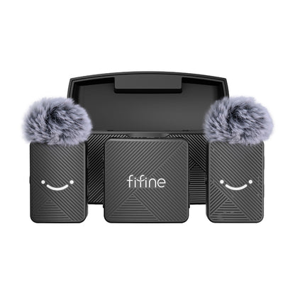 Fifine M9 tie microphone set (black)_0