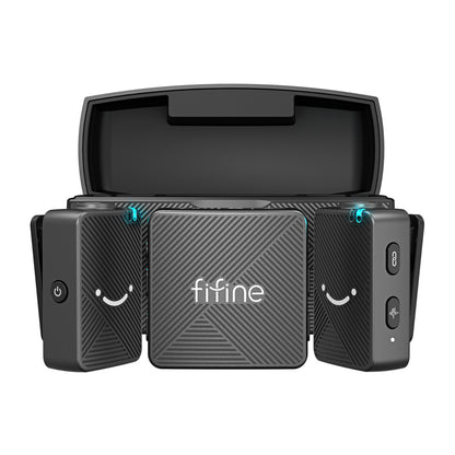 Fifine M9 tie microphone set (black)_1