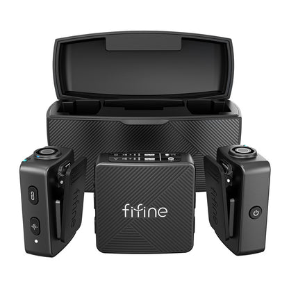 Fifine M9 tie microphone set (black)_2