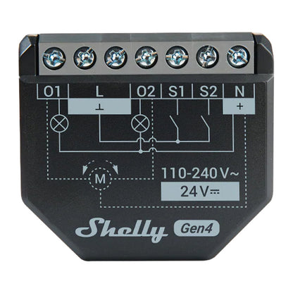 Relais Shelly 2PM Gen4 / Preto_0