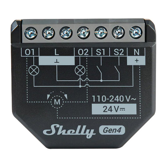 Relais Shelly 2PM Gen4 / Preto_0