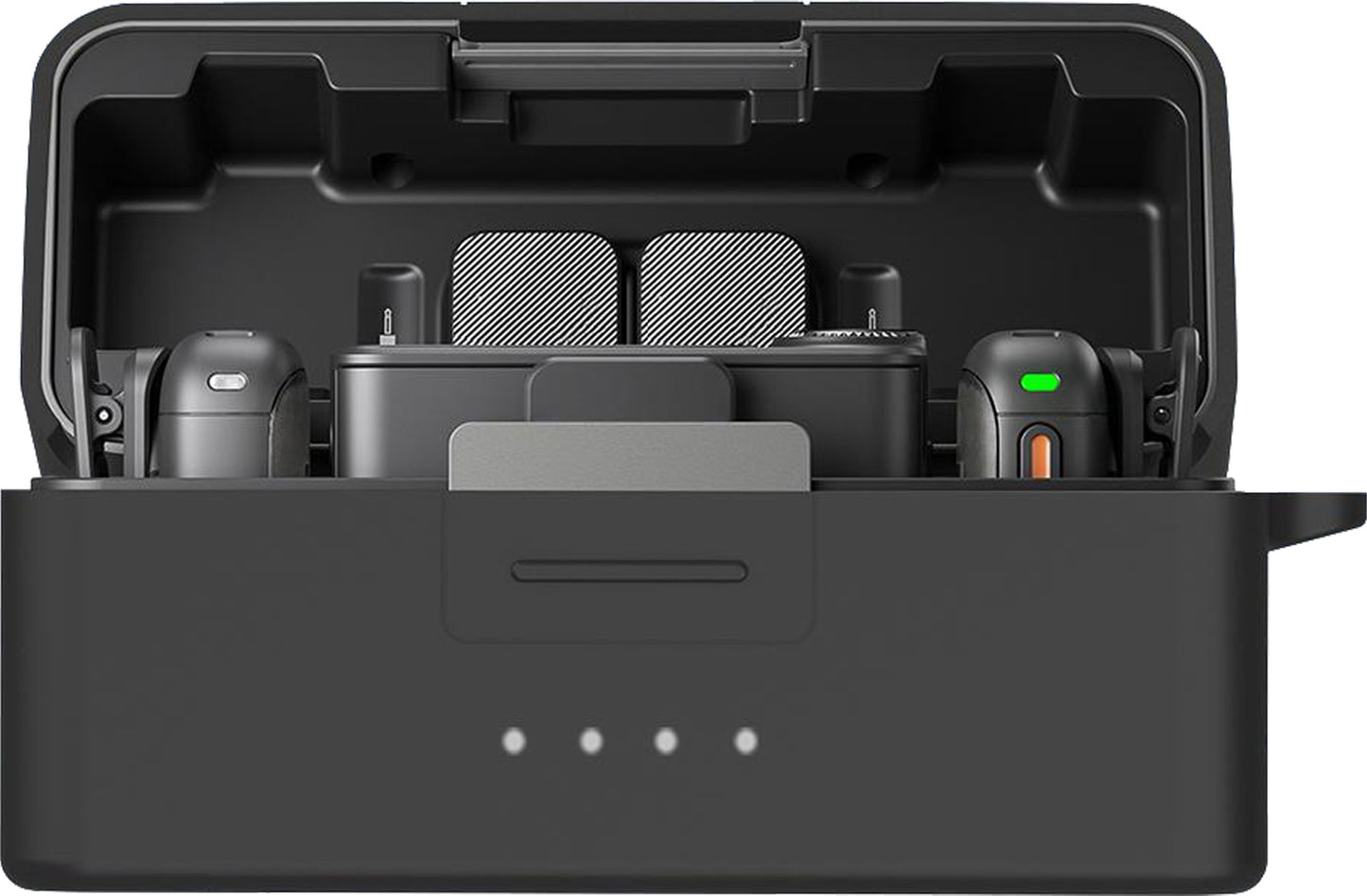 PULUZ Silicone Charging Case Protective Cover for DJI Mic 3 (Black)_1