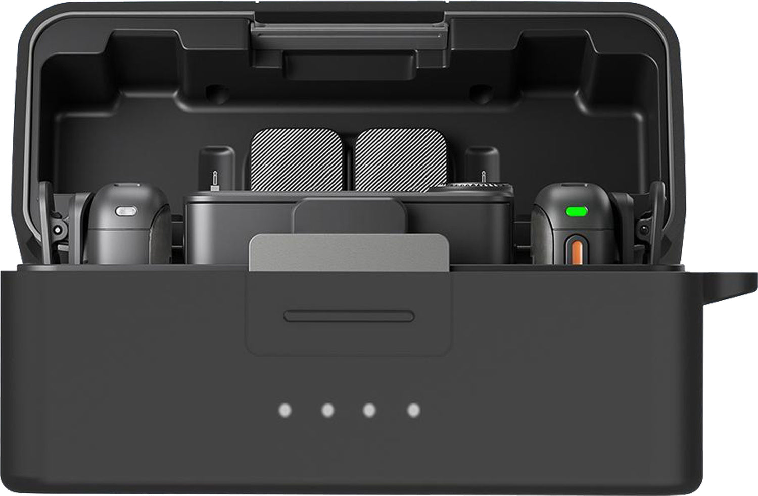 PULUZ Silicone Charging Case Protective Cover for DJI Mic 3 (Black)_1