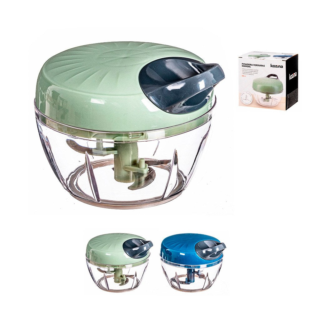 Picadora manual para legumes, 500 ml, cores sortidas_0