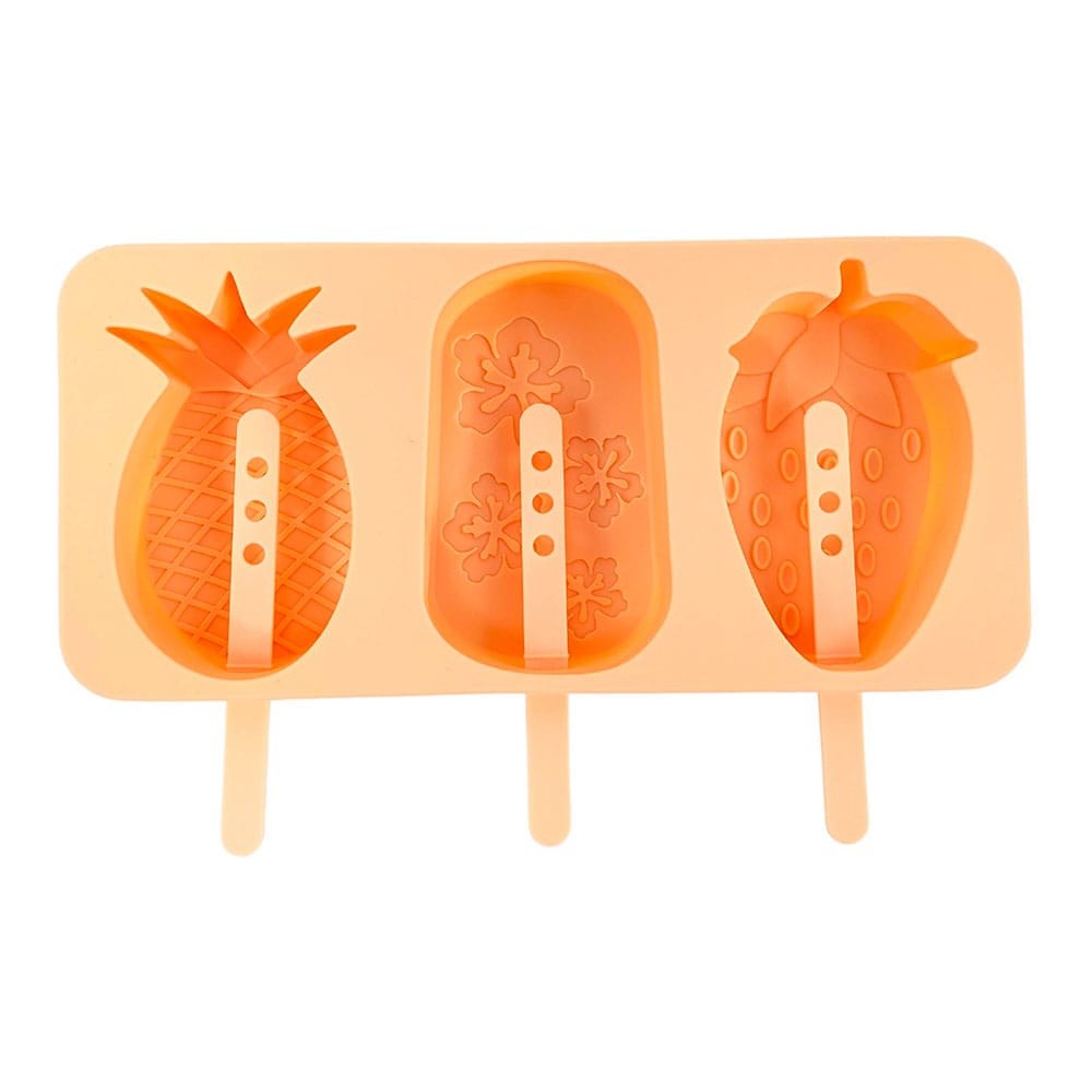 Forma de silicone para sorvete, frutas e sobremesas._0