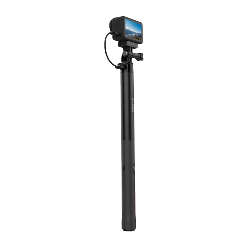 Selfie-stick with Telesin powerbank for sports cameras / smartphones S1-CSS-05_1