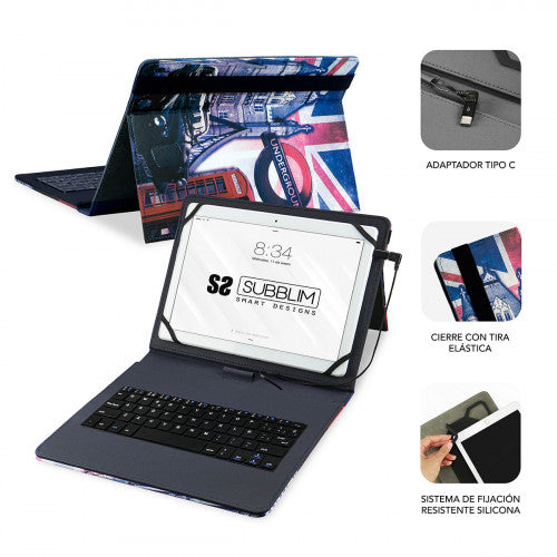 SUBBLIM SUB-KT1-USB050 teclado para móvil QWERTY Español MicroUSB_2