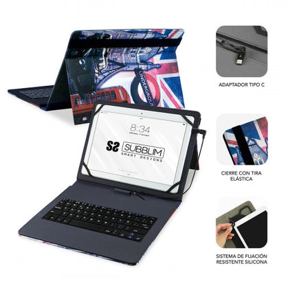 SUBBLIM SUB-KT1-USB050 teclado para móvil QWERTY Español MicroUSB_2