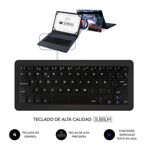 SUBBLIM SUB-KT1-USB050 teclado para móvil QWERTY Español MicroUSB_4