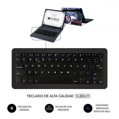 SUBBLIM SUB-KT1-USB050 teclado para móvil QWERTY Español MicroUSB_4