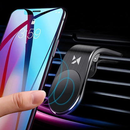 Wozinsky magnetic phone holder on the ventilation grille black (WCH-02)_3