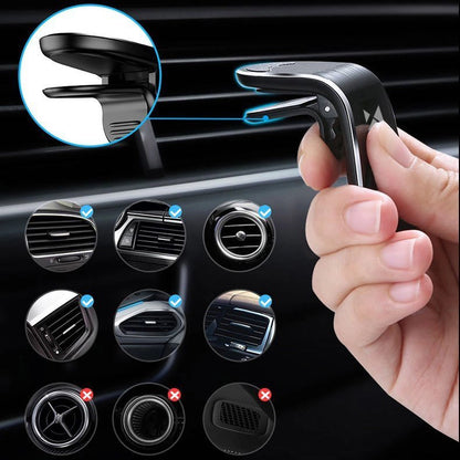 Wozinsky magnetic phone holder on the ventilation grille black (WCH-02)_9