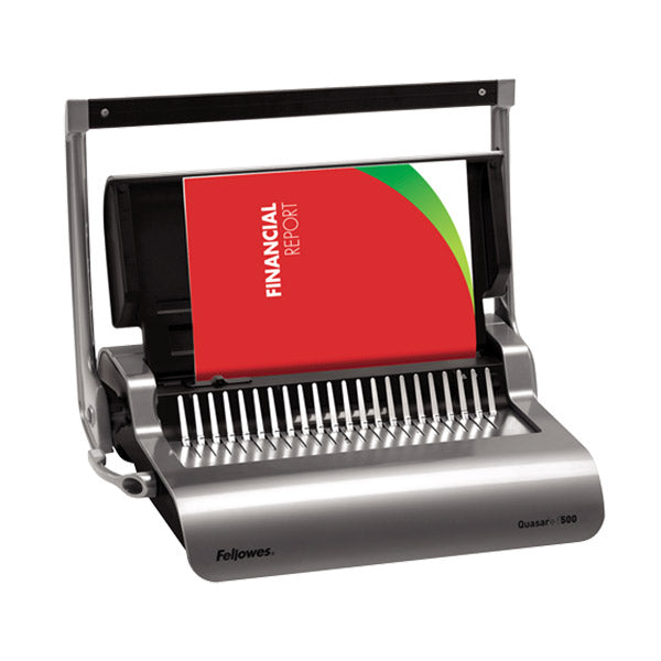 Encuadernadora de Canutillo Fellowes Quasar+/ Plata_0