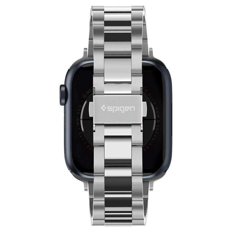 Spigen Modern Fit Band for Apple Watch 4/5/6/7/8/SE (38/40/41 mm) - Silver_10