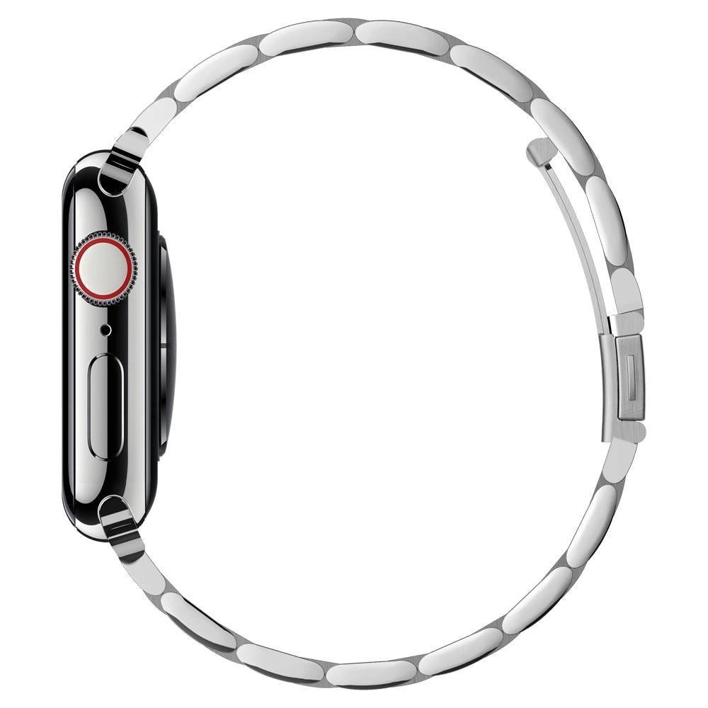 Spigen Modern Fit Band for Apple Watch 4/5/6/7/8/SE (38/40/41 mm) - Silver_4
