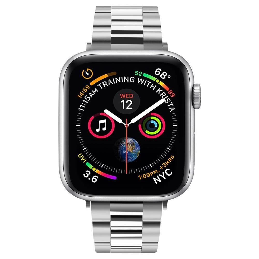 Spigen Modern Fit Band for Apple Watch 4/5/6/7/8/SE (38/40/41 mm) - Silver_6