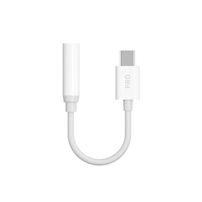 Dudao audio adapter headphone adapter from USB Type C to mini jack 3.5 mm white (L16CPro white)_1
