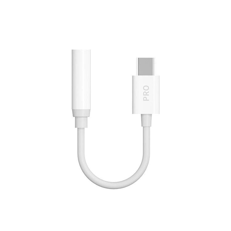 Dudao audio adapter headphone adapter from USB Type C to mini jack 3.5 mm white (L16CPro white)_1