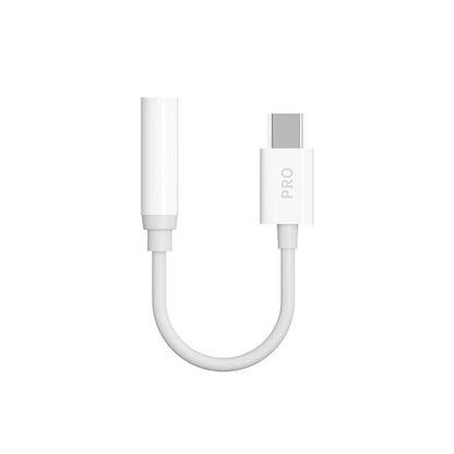 Dudao audio adapter headphone adapter from USB Type C to mini jack 3.5 mm white (L16CPro white)_1