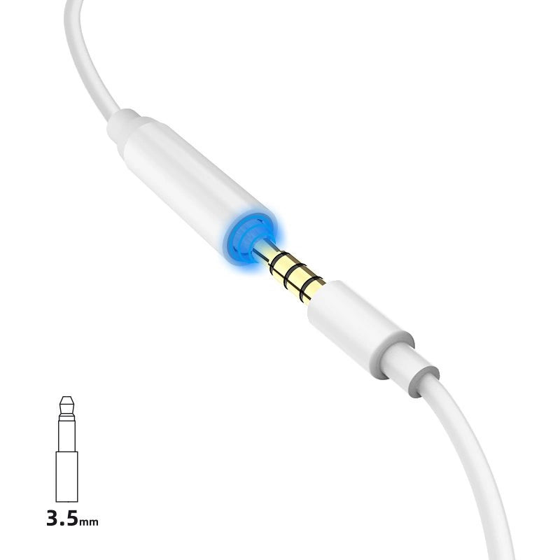 Dudao audio adapter headphone adapter from Lightning to 3.5 mm mini jack white (L16i white)_3