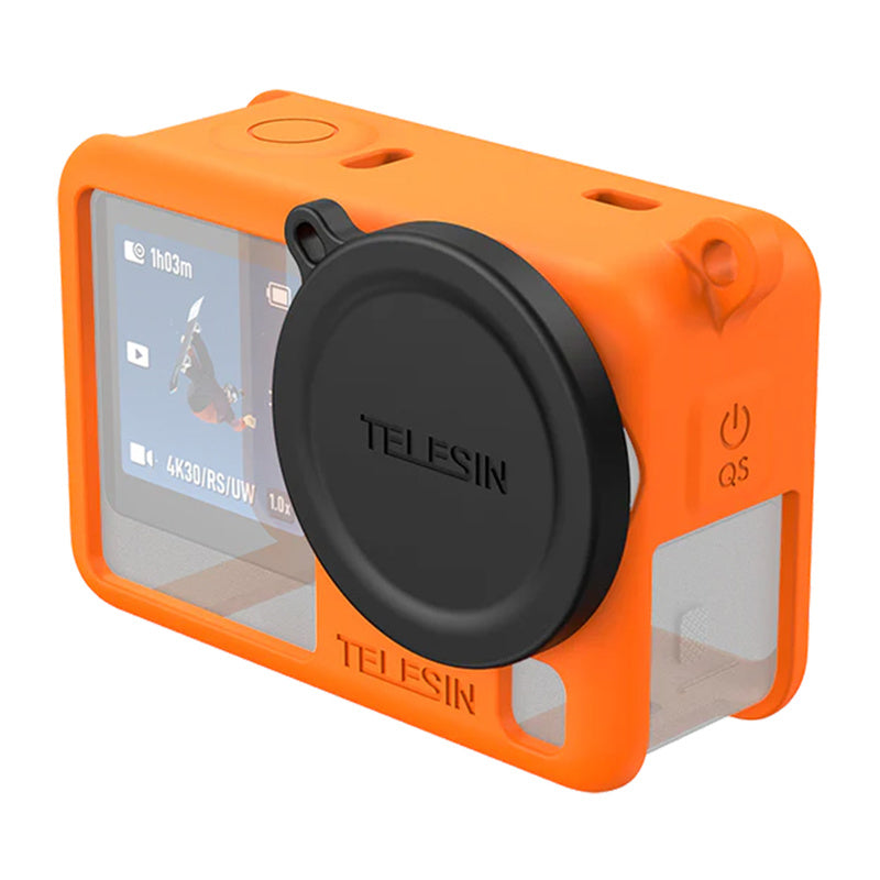 Telesin Silicone Protective Case for DJI Osmo Action 6 (Orange)_0