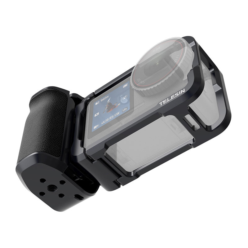 Telesin protective case with handle for DJI Osmo Action 6_3