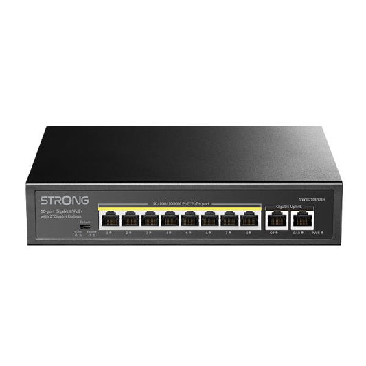 Switch STRONG / 8 Porte Gigabit POE+ / SW8010POEP_0