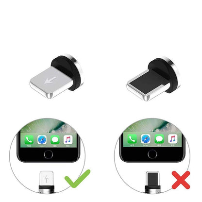 Plug adapter for magnetic USB Cable Lightning silver_8