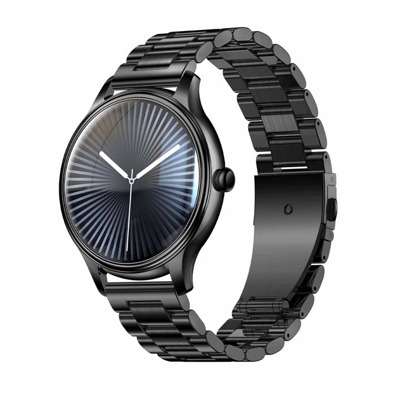 COLMI L28 Smart Watch (black + black steel strap)_1