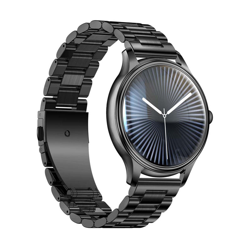 COLMI L28 Smart Watch (black + black steel strap)_2