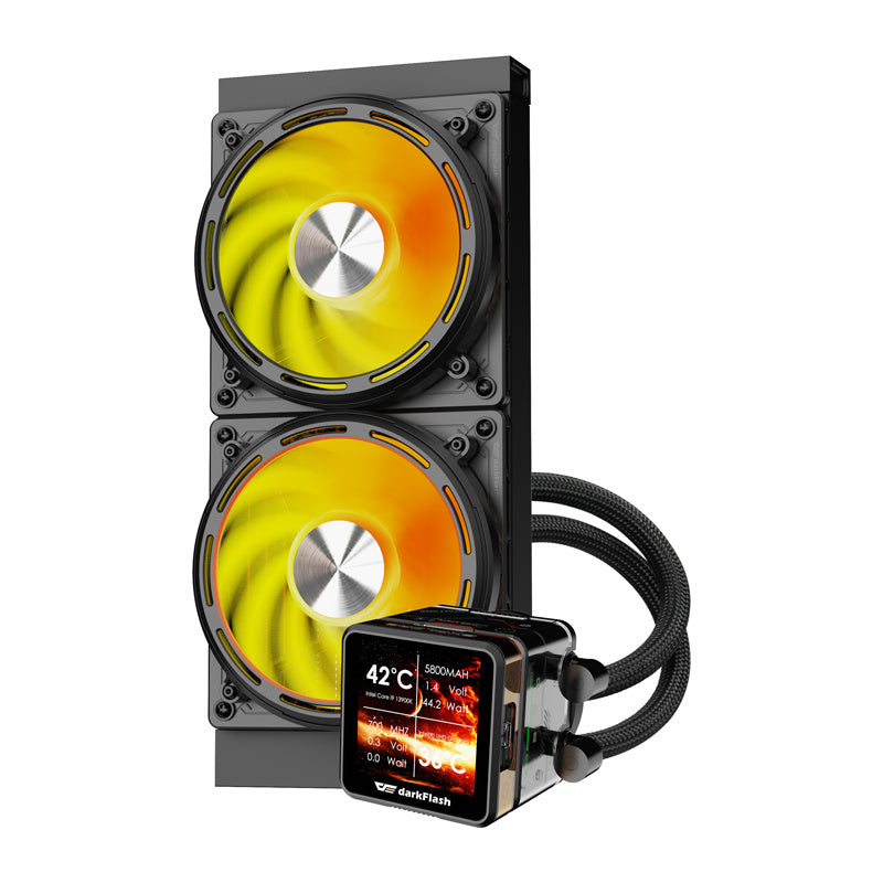 CPU water cooling DE240 (black)_2