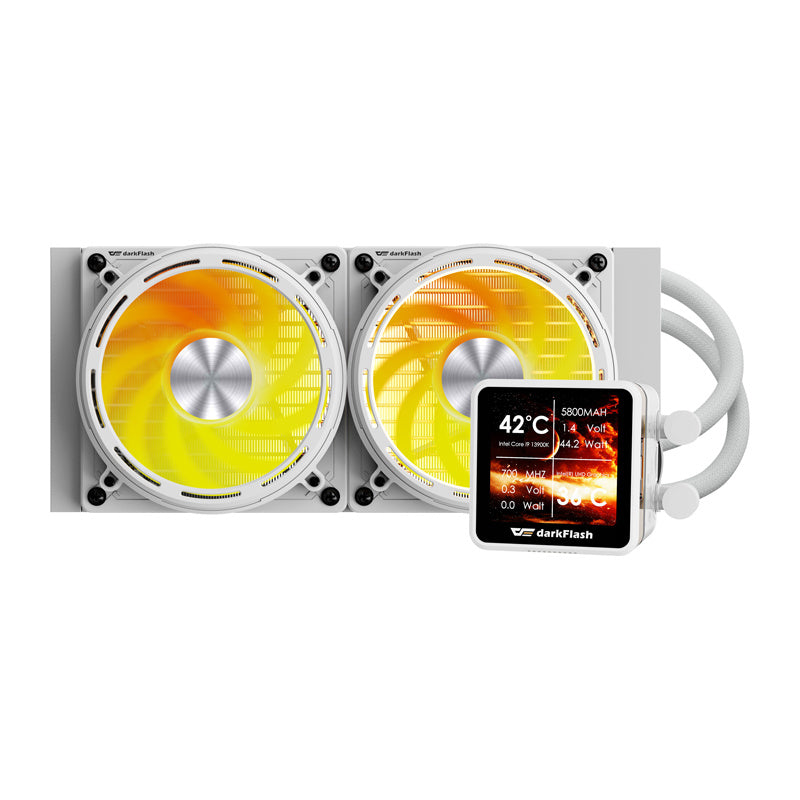 Water cooling for the processor DE240 (white)_1