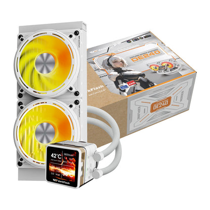 Water cooling for the processor DE240 (white)_3