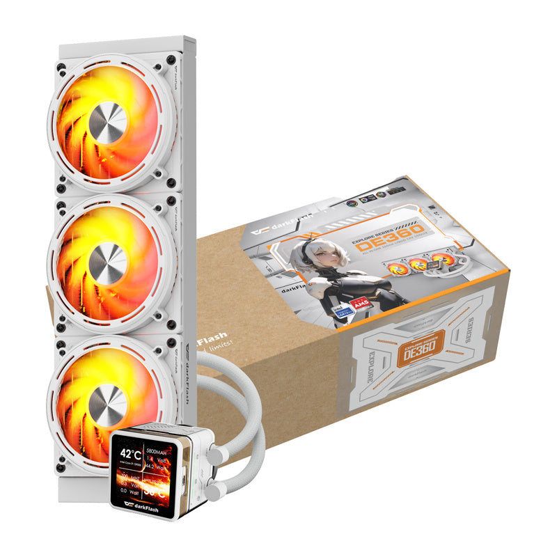 Water cooling for the processor DE360 (white)_3