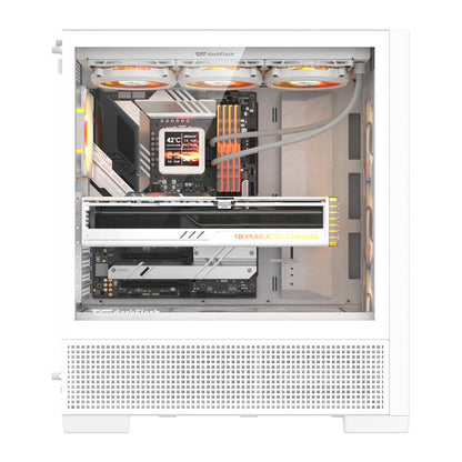 DarkFlash AIRNOVA computer case (white) + 3 fans_1