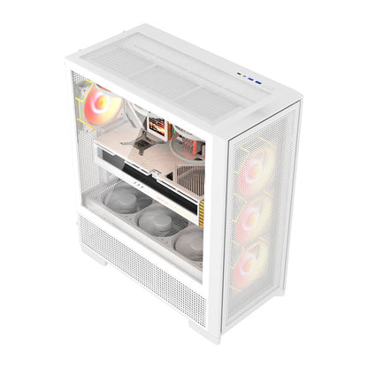 DarkFlash AIRNOVA computer case (white) + 3 fans_4