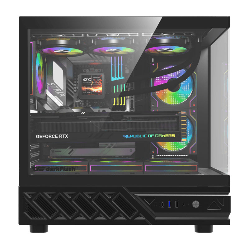 DarkFlash DS950 computer case (black) + 6 fans_1