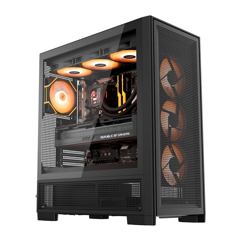 DarkFlash AIRNOVA computer case (black) + 3 fans_0