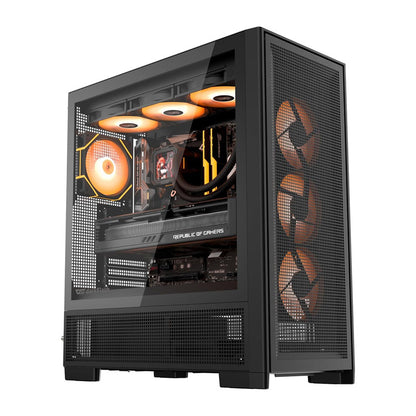 DarkFlash AIRNOVA computer case (black) + 3 fans_0