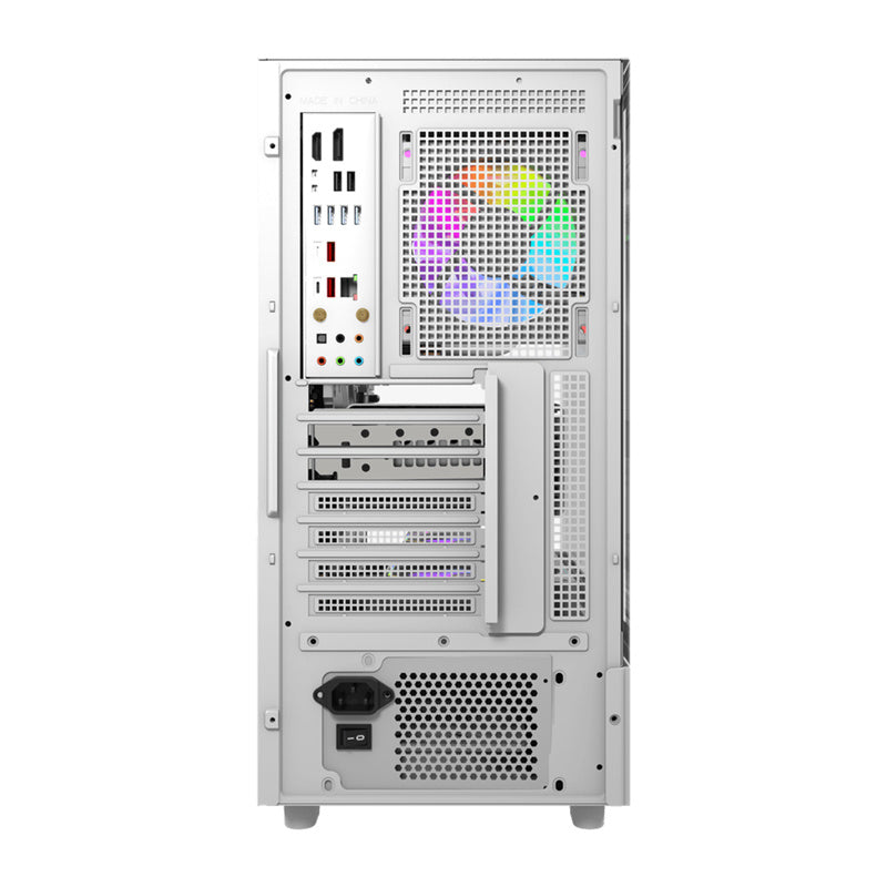 DarkFlash DS950 computer case (white) + 6 fans_4