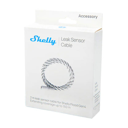 Sensor de Vazamento Flood Gen 4 Shelly / Preto / LSC_2