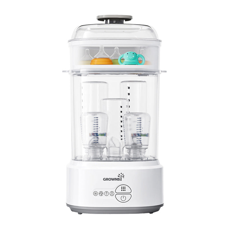 Grownsy bottle sterilizer with dryer (gray)_1