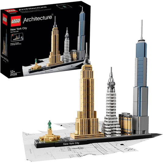 LEGO Architecture: Cidade de Nova Iorque | Idades 18+ | 598 Peças | Item 21028