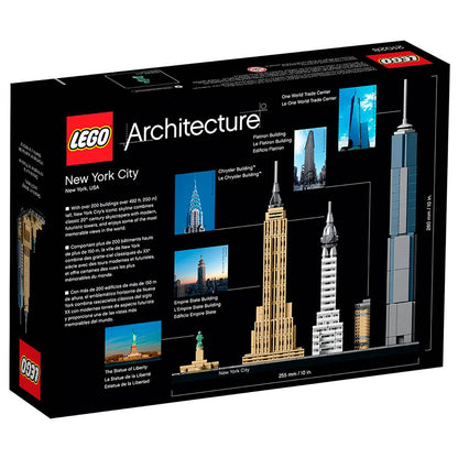 LEGO Architecture: Cidade de Nova Iorque | Idades 18+ | 598 Peças | Item 21028