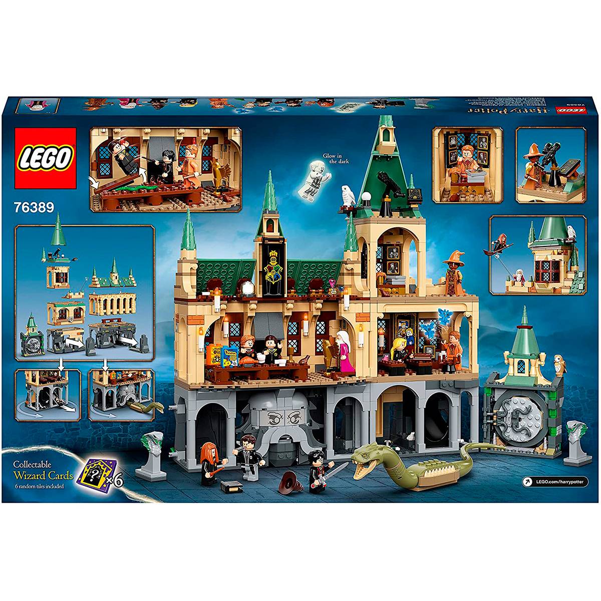 LEGO Harry Potter: A Câmara dos Segredos de Hogwarts | Idades 9+ | 1176 Peças | Item 76389