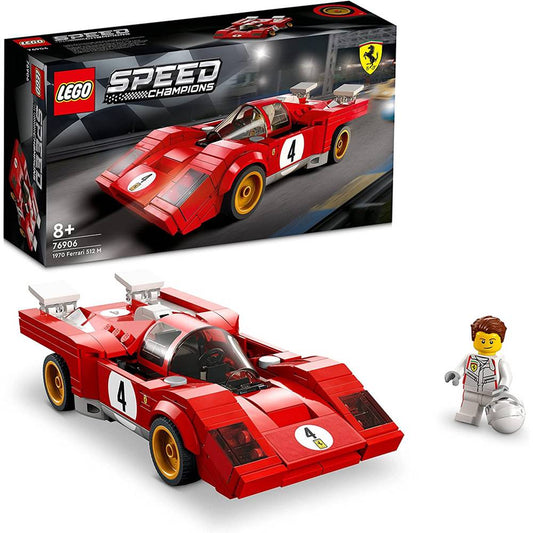 LEGO Speed Champions: 1970 Ferrari 512 M | Idades 8+ | 291 Peças | Item 76906