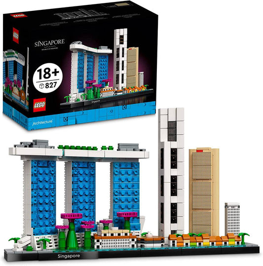 LEGO Architecture: Singapura | Idades 18+ | 827 Peças | Item 21057