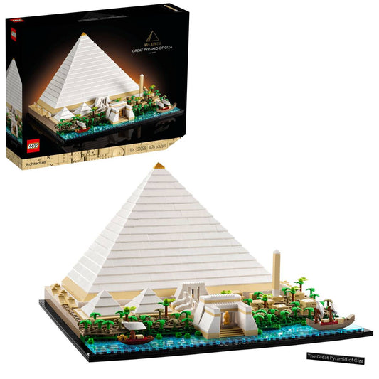 LEGO Architecture: Grande Pirâmide de Gizé | Idades 18+ | 1476 Peças | Item 21058