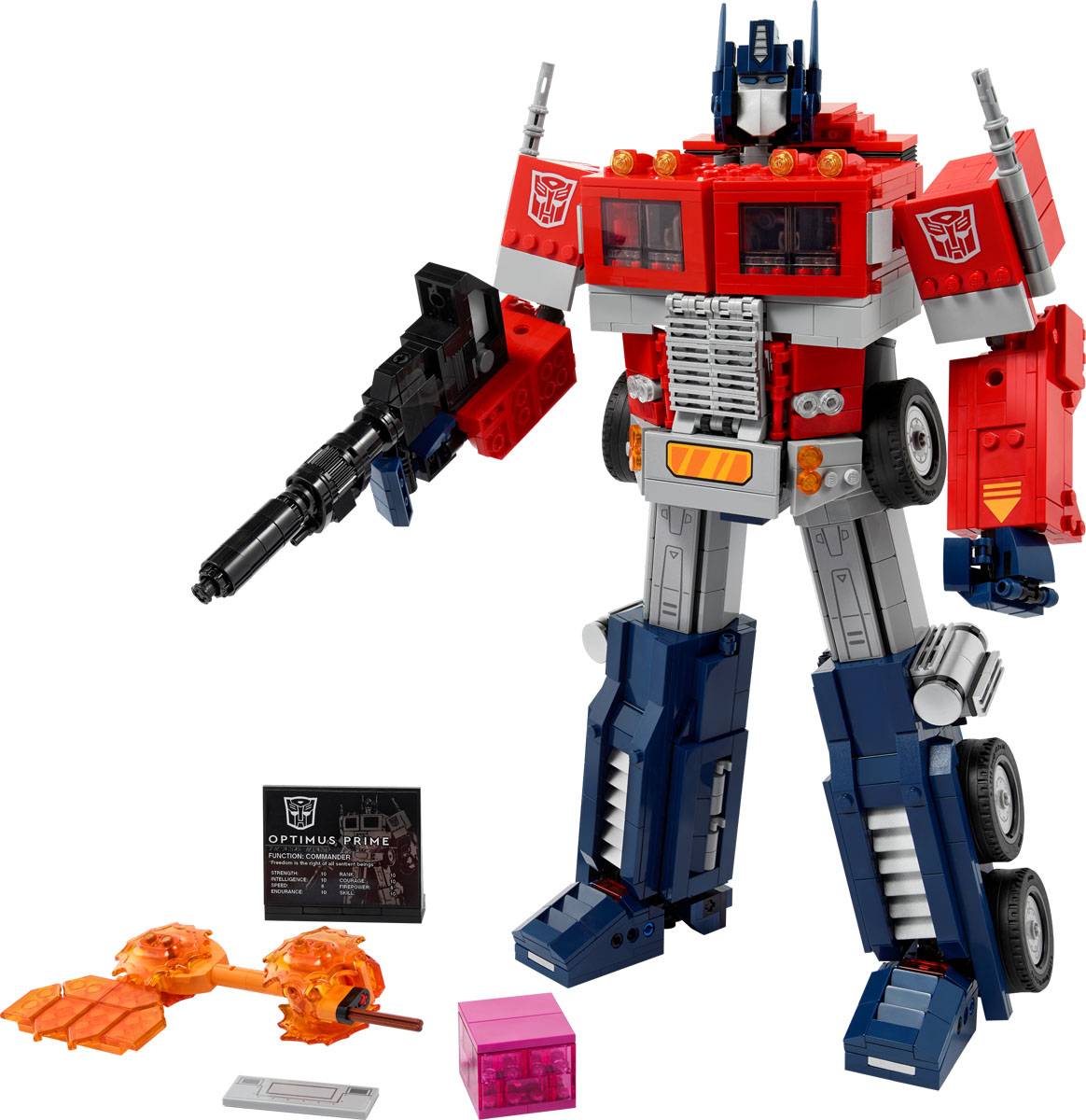 LEGO ICONS: Optimus Prime | Idades 18+ | 1508 Peças | Item 10302